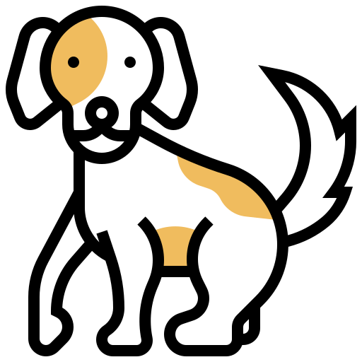 perro Meticulous Yellow shadow icono