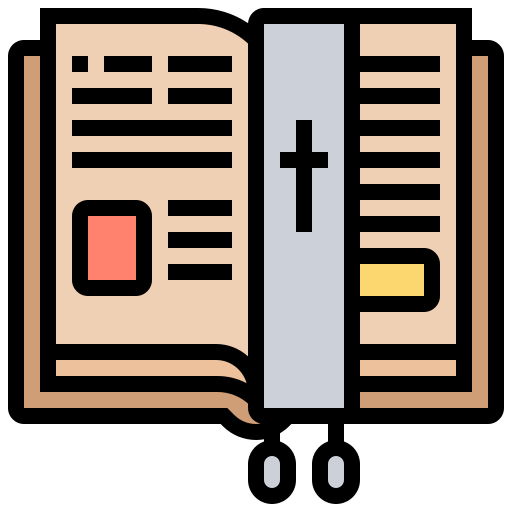 biblia Meticulous Lineal Color ikona