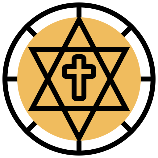 żydowski Meticulous Yellow shadow ikona