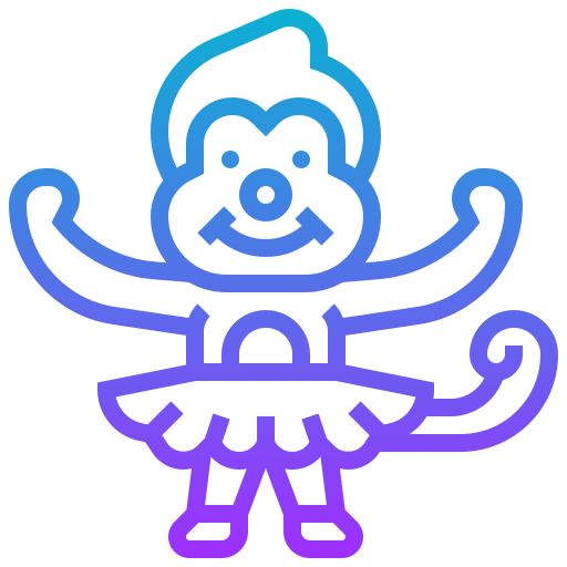 scimmia Meticulous Gradient icona