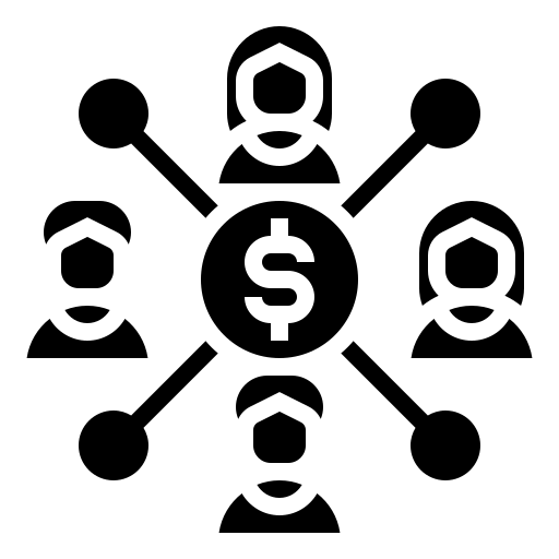 segmentation Meticulous Glyph Icône