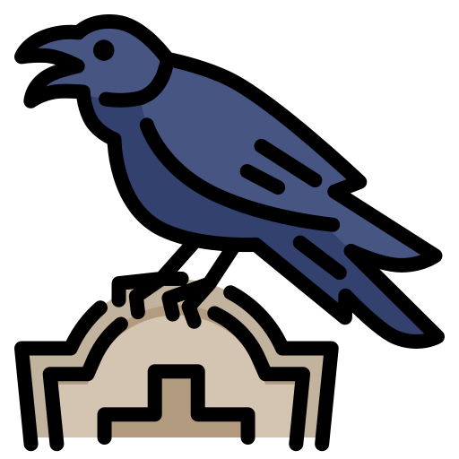 cuervo Kosonicon Lineal color icono