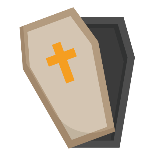 Coffin Kosonicon Flat icon