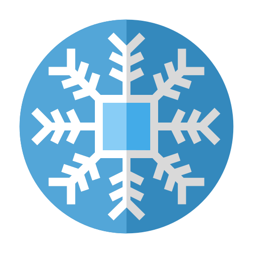copo de nieve Generic Flat icono