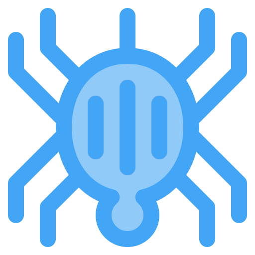 Spider Generic Blue icon