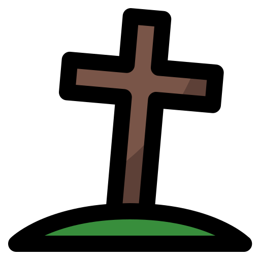 Grave Generic Outline Color icon