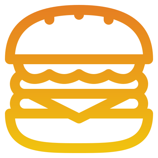 hambúrguer Generic Gradient Ícone