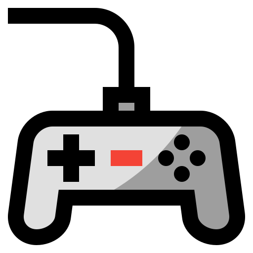 controle de vídeo game Generic Outline Color Ícone