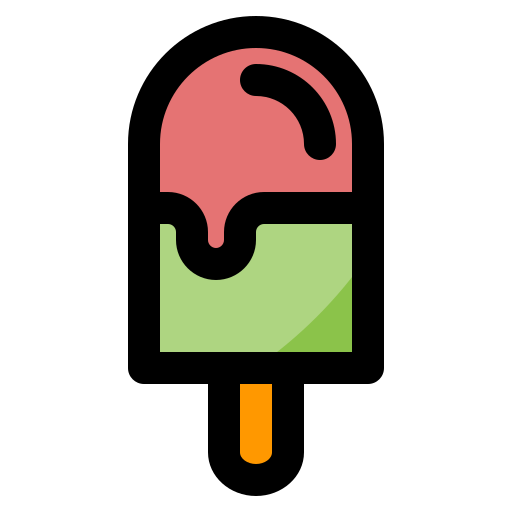 Popsicle Generic Outline Color icon