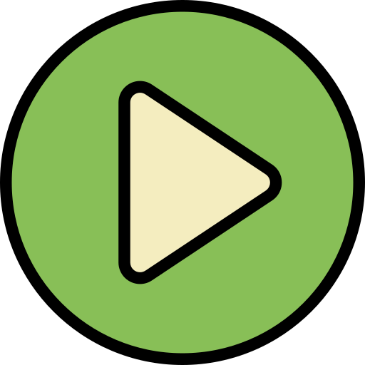 Play button Generic Outline Color icon
