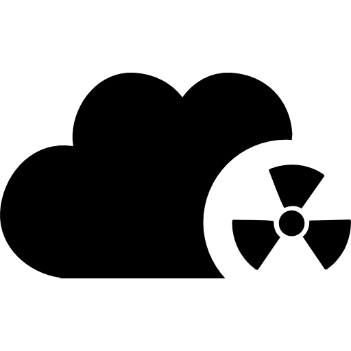 symbole d'interface d'alerte cloud  Icône