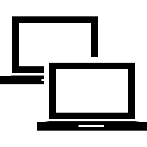 image d'outil double pour ordinateur portable  Icône