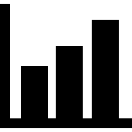 gráfico de barras  Ícone
