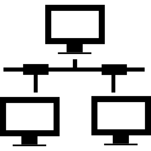コンピューターのネットワーク インターフェイスのシンボル  icon
