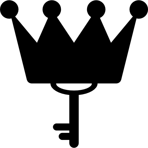 königlicher schlüssel  icon