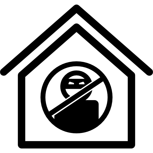 bezpieczeństwo w domu  ikona