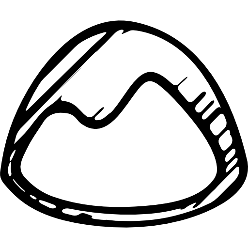 logo abbozzato del campo base  icona