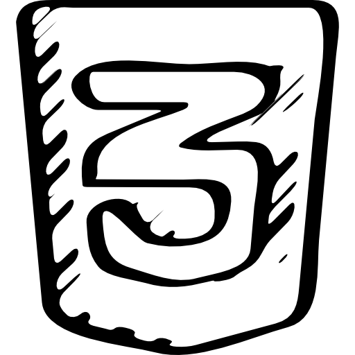 logo abbozzato html 3  icona