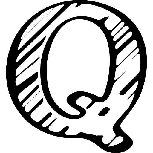 logo della lettera abbozzato quora  icona