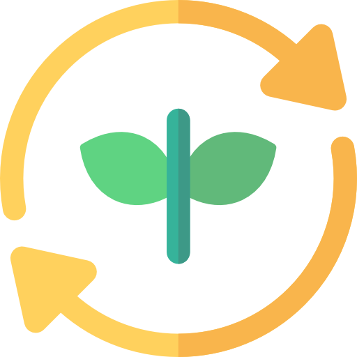 reciclar Basic Rounded Flat icono