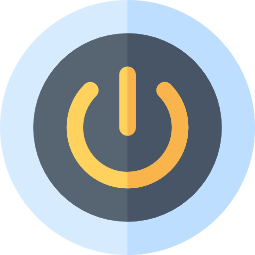 netzschalter Basic Rounded Flat icon