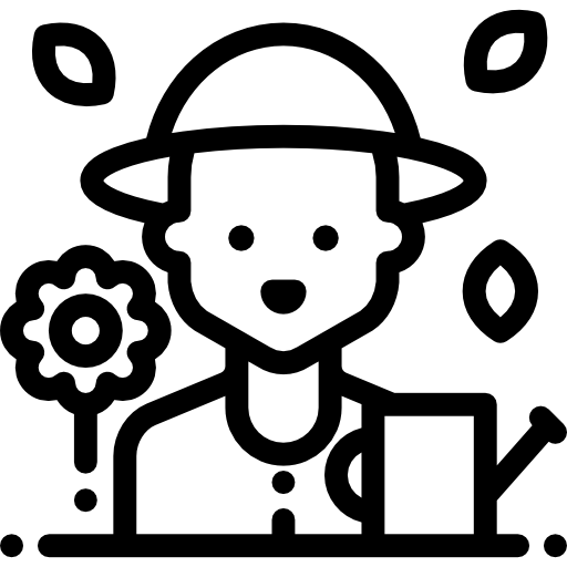 Gardener Detailed Rounded Lineal icon