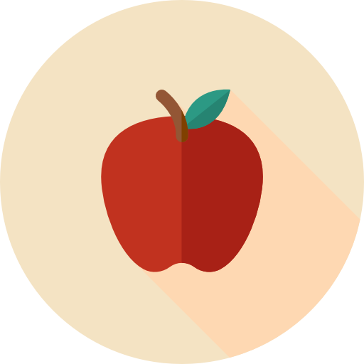 Healthy food Flat Circular Flat icon