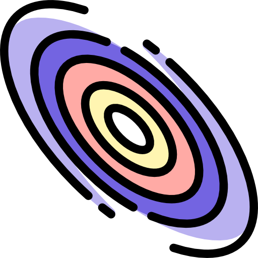 galaxia Special Lineal color icono