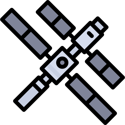 stazione spaziale Special Lineal color icona