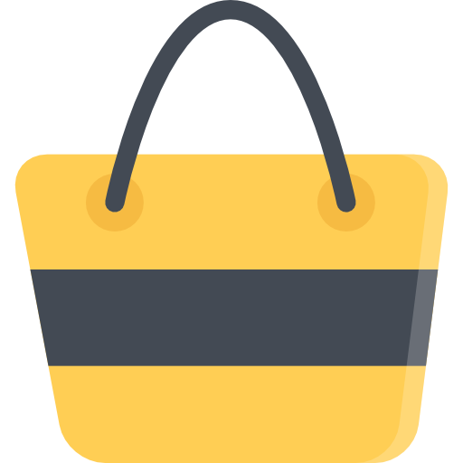 пляжная сумка Coloring Flat иконка