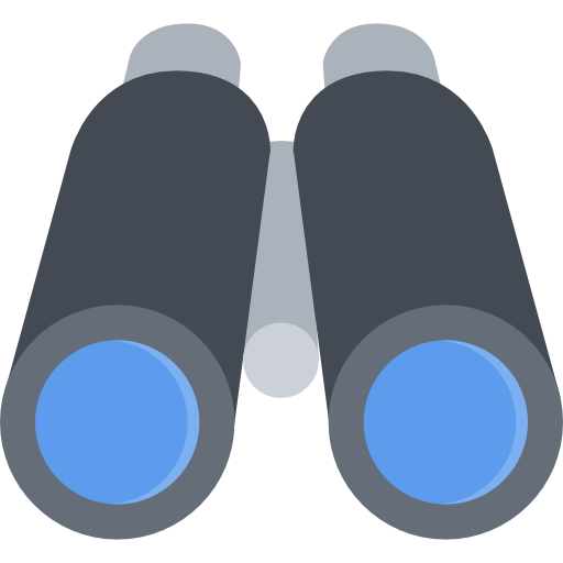 binocolo Coloring Flat icona