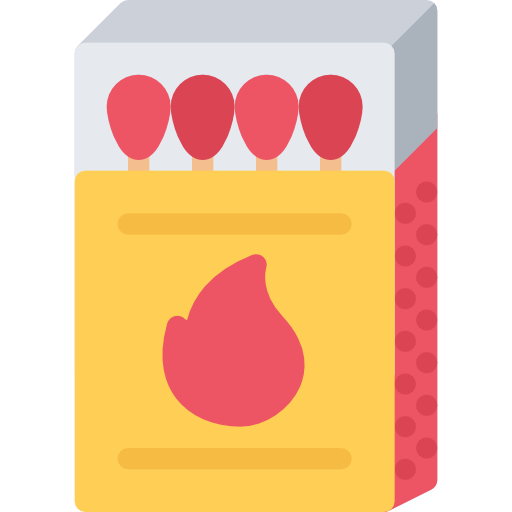 Matches Coloring Flat icon