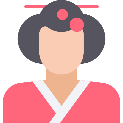 Geisha Prosymbols Flat icon