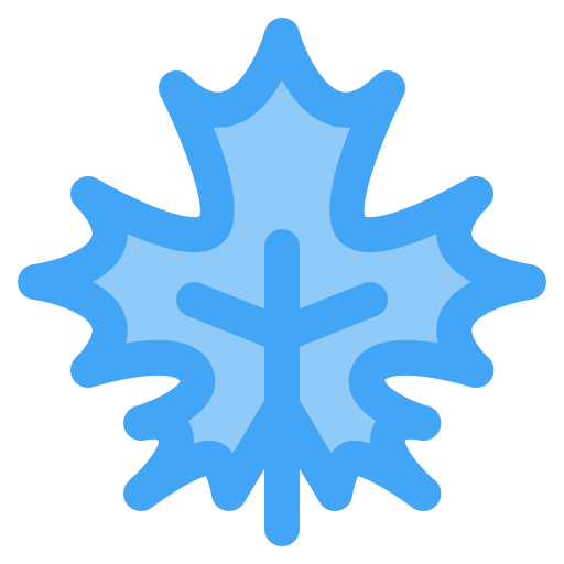 단풍잎 Generic Blue icon