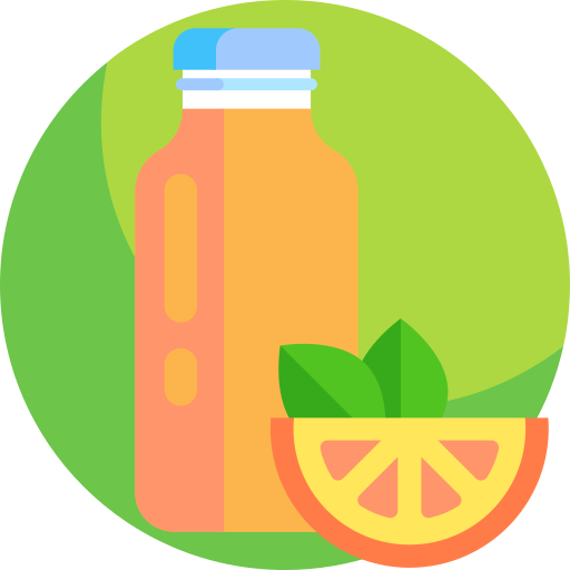 Orange juice Detailed Flat Circular Flat icon