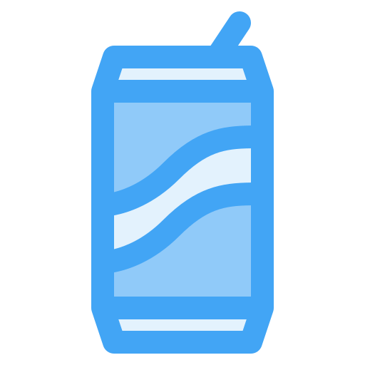 Soda can Generic Blue icon