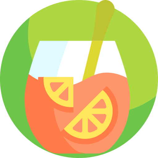 zumo de naranja Detailed Flat Circular Flat icono