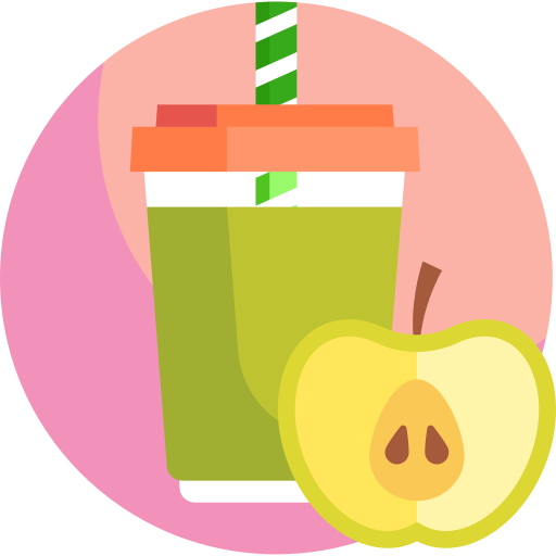 sok jabłkowy Detailed Flat Circular Flat ikona