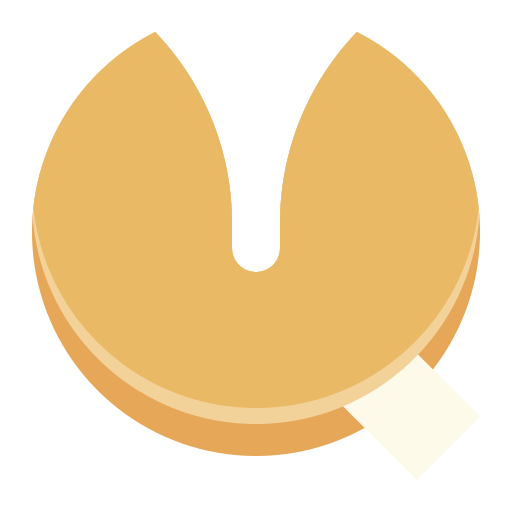 Fortune cookie Generic Flat icon