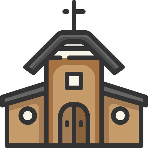 Church Generic Outline Color icon