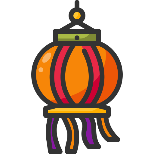 lámpara de diwali Generic Outline Color icono