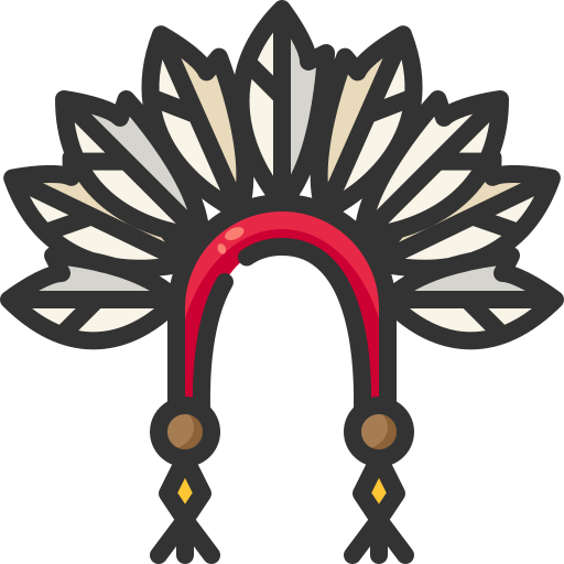 nativo americano Generic Outline Color icono
