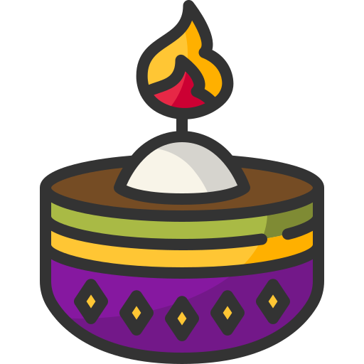 Diwali Generic Outline Color icon