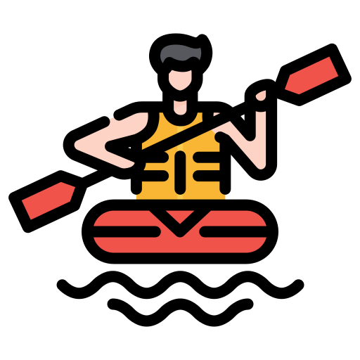 rafting Kosonicon Lineal color icon