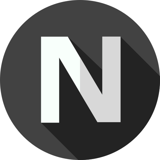 n Flat Circular Flat icon