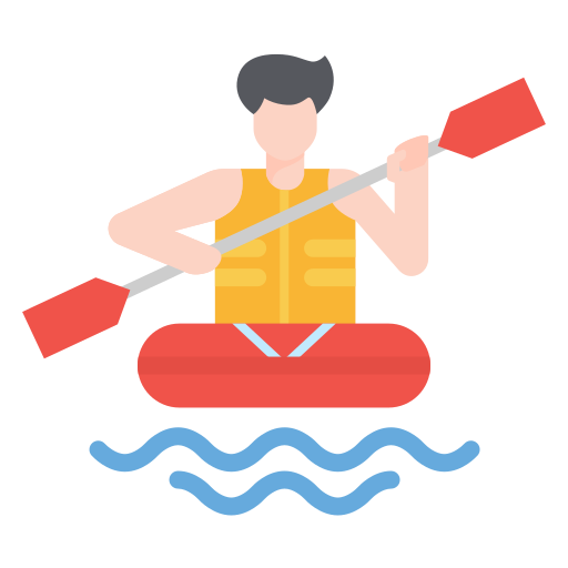 rafting Kosonicon Flat icon