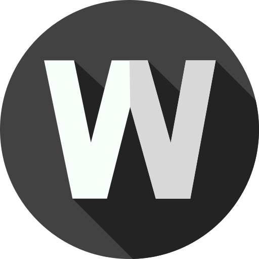 w Flat Circular Flat icon