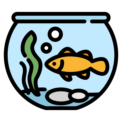 생선 그릇 Kosonicon Lineal color icon