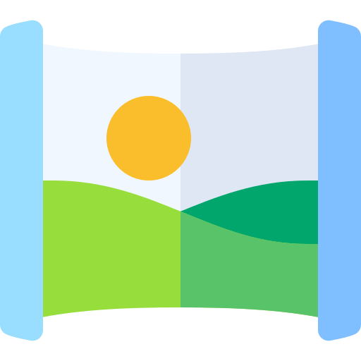 파노라마 Basic Rounded Flat icon
