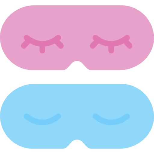 máscara para dormir Generic Flat icono